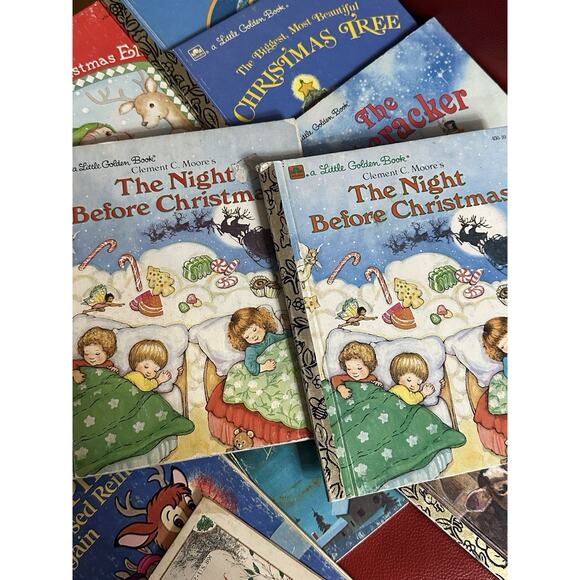 Lot of 14 Vintage Christmas Little Golden Books – Classic Holiday  Stories - Picture 3 of 11